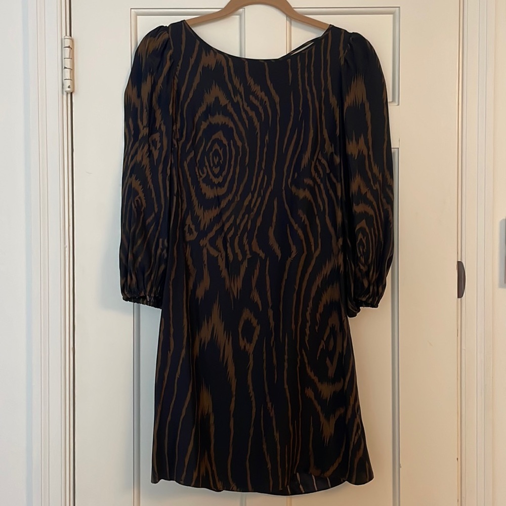 Parker, size XS, black & brown pattern